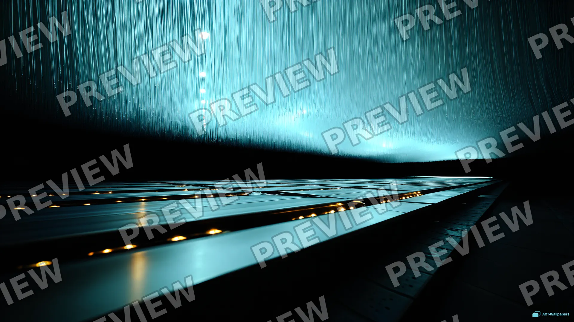 Fiber Optic Cavern Mainframe — Sci-fi interiors 4K wallpaper