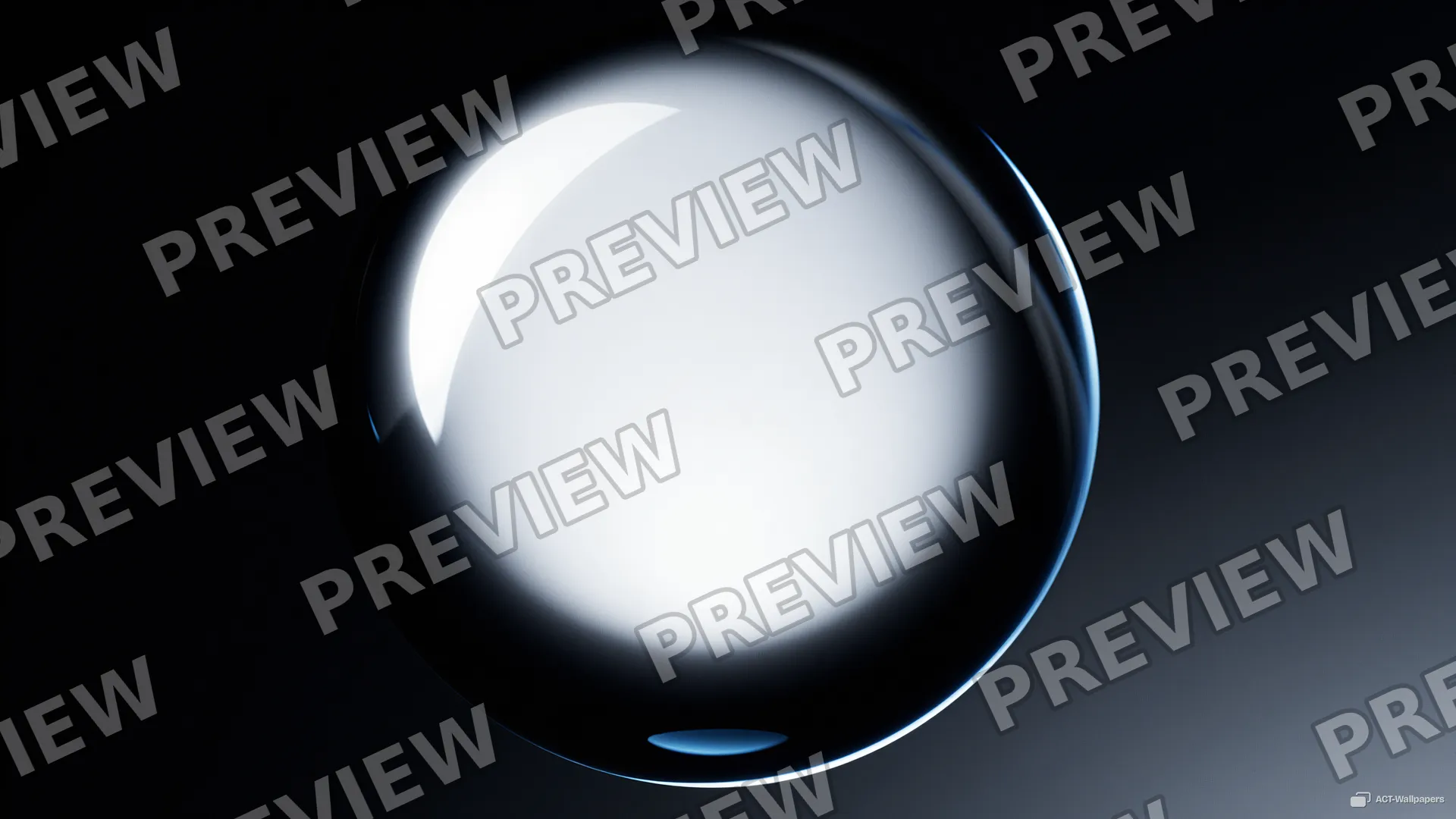 Chrome Sphere Void — Chrome texture 4K wallpaper