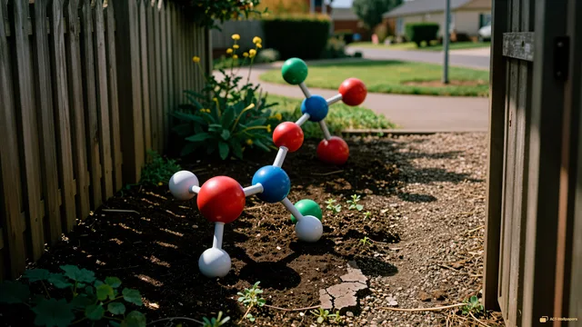 Molecular Garden Path — Molecule garden 4K wallpaper