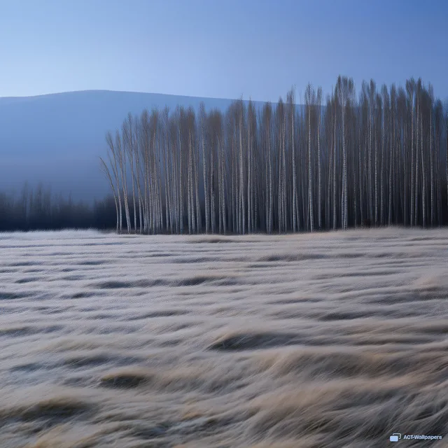 Winter Bone Slate — Seasonal palette 4K wallpaper